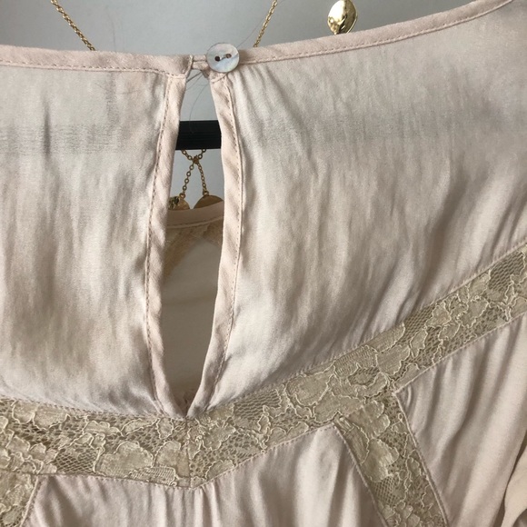 Free People Cream lace blouse xs - Picture 4 of 6